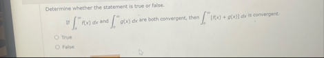 Determine whether the statement is true or false.