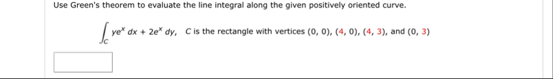 Use Green's theorem to evaluate the line integral