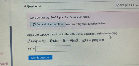 Question 4 0 1 p Score on last try: 0 of 1 pts .