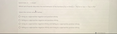 GUESTION 2 1 1 noint ? : : 7 gel of words