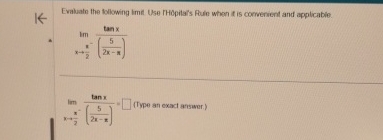 Evaluate the following imit Use RHopita's Fuin