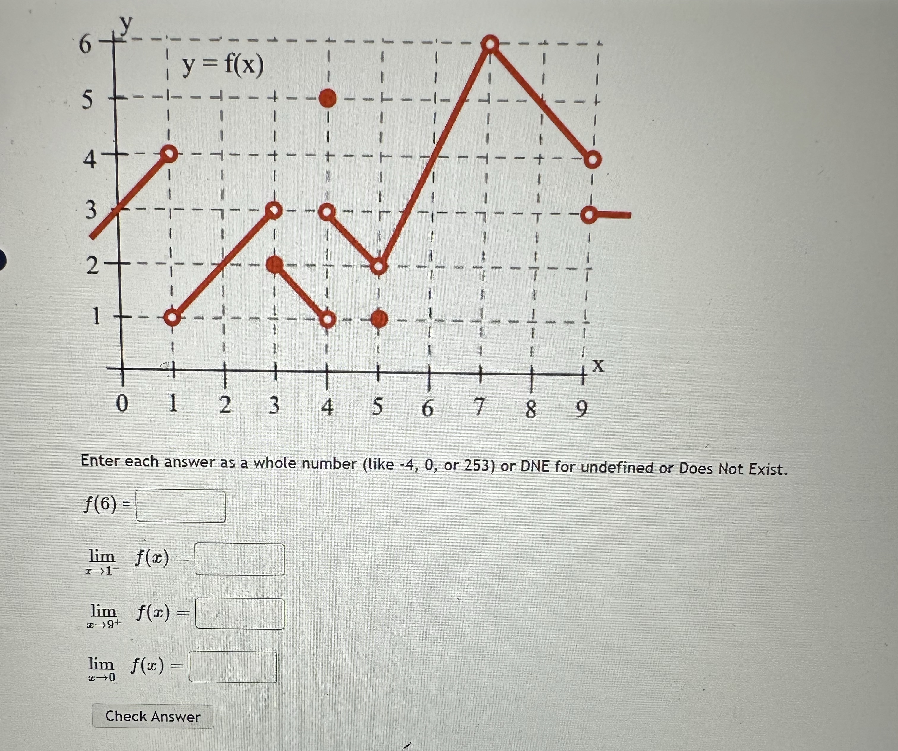 Enter each answer as a whole number ( like - 4 ,
