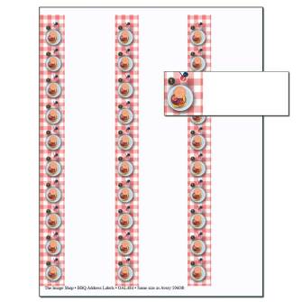 BBQ Address Labels