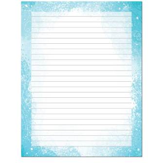 Blue Fog Lined Letterhead
