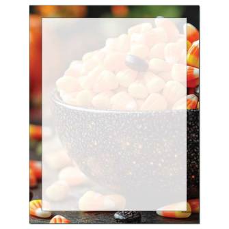 Candy Corn Bowl Letterhead