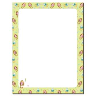 Candy and Bunnies Letterhead