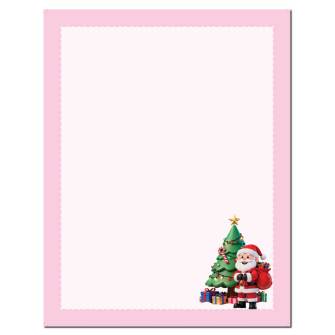 Cartoon Christmas Letterhead