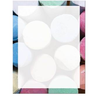 Chalk Colors Letterhead