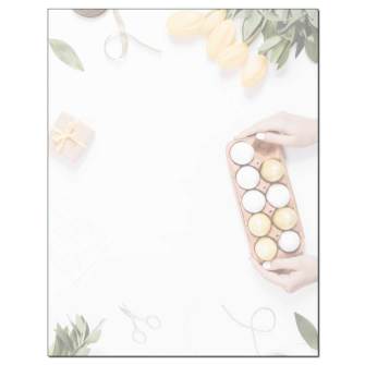 Easter Things Border Letterhead