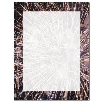Exploding Fireworks Letterhead