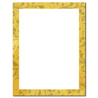 Fleur De Yellow Letterhead