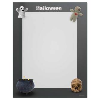 Halloween Border Letterhead