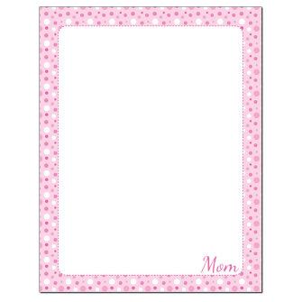 Mom Dots Letterhead