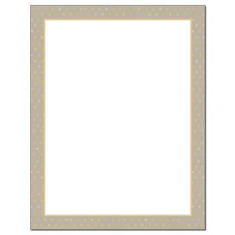 Golden Paw Print Letterhead