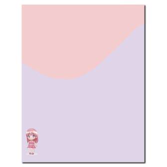 Pink Girl Letterhead