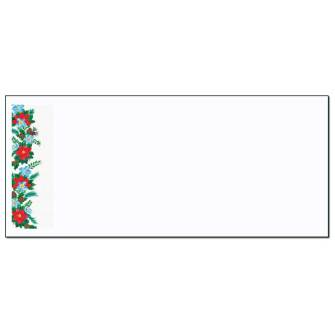 Poinsettia Garland Envelopes