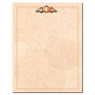 Pumpkin Lines Letterhead