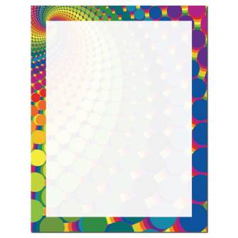 Rainbow Dots Letterhead
