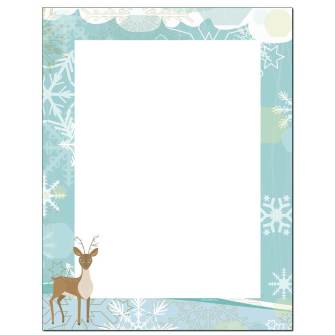 Single Deer Letterhead