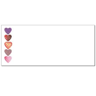 Sketched Hearts Envelopes