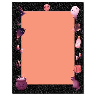 Spooky Things Border Letterhead