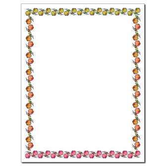 Stained Glass Apples Letterhead