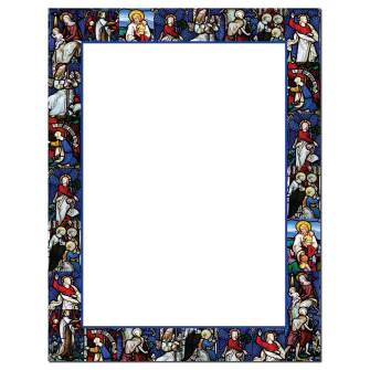 Stained Glass Church Letterhead