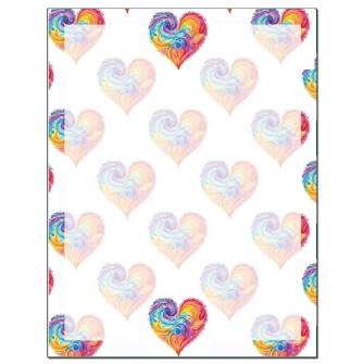 Swirl Hearts Letterhead
