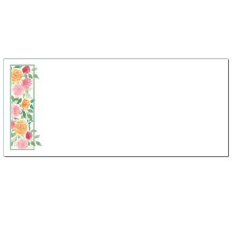 Watercolor Flower Lines Envelopes
