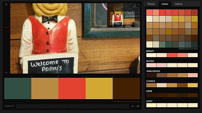 Welcome to Porky's - Hot Chili Color Palette
