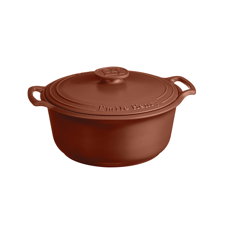 Emile Henry Sublime 7.5 Qt. Dutch OvenSienna Red Cookware J.K. Adams