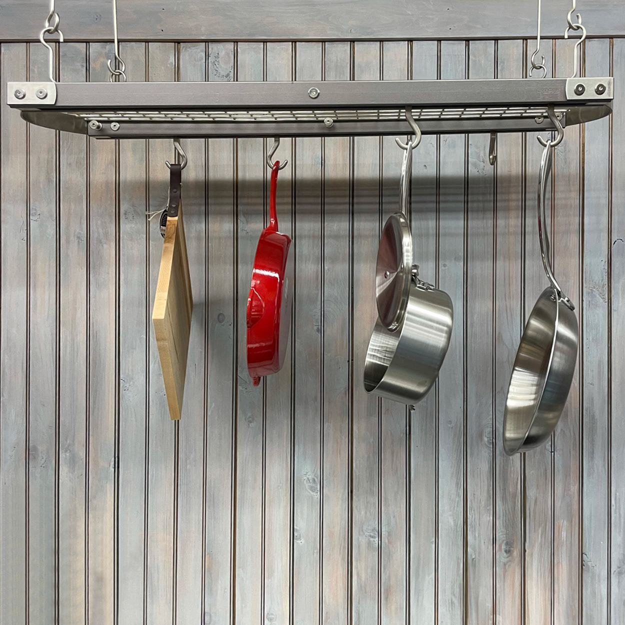 Wood pot racks wood spice racks wood stemware racks JK Adams