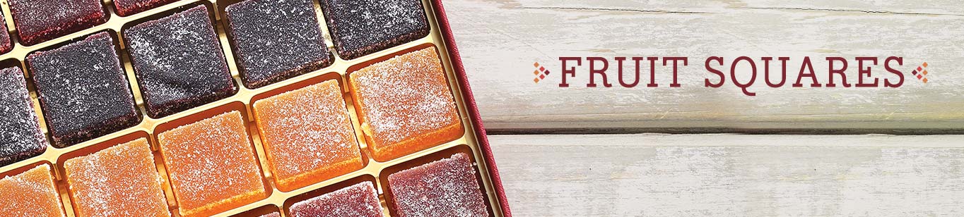 Fruit Squares - Blackberry, Apricot, Raspberry and More