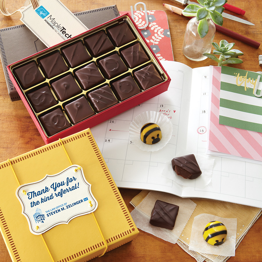 Gift Boxes with custom printed tags