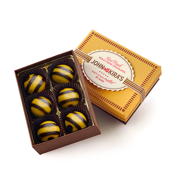 Chocolate Honey Caramel Bees 6pc