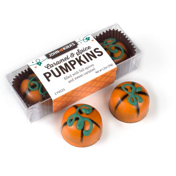 Caramel Pumpkins 3pc