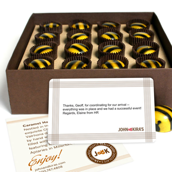 Custom Message CardJohn and Kira's Chocolates