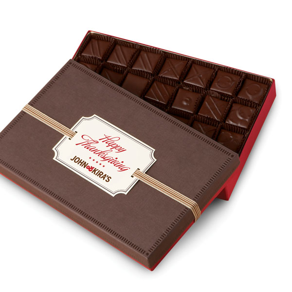 Every Flavor Chocolates 28pc - Happy Thanksgiving