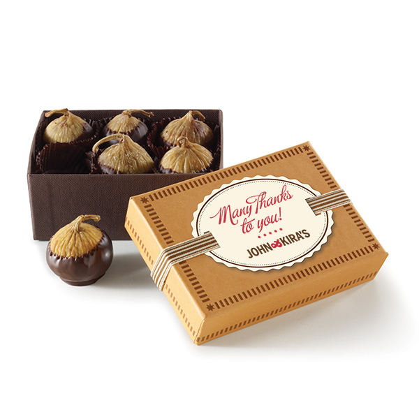 Chocolate Figs 6pc - Thank You