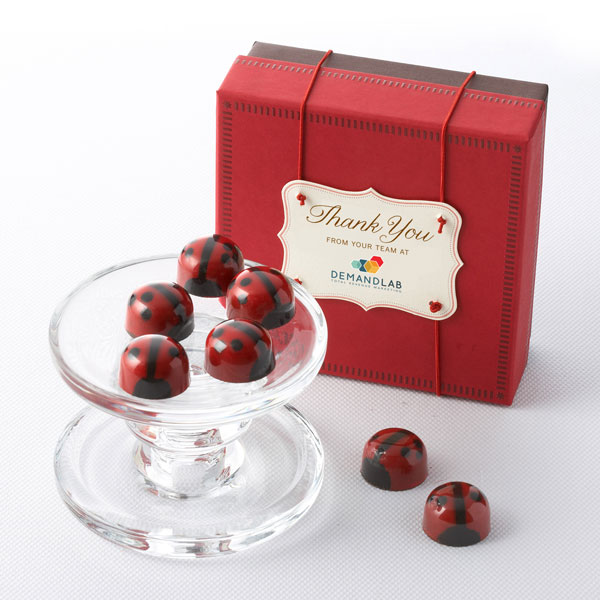Custom - Dark Chocolate Ganache Ladybugs 9pc