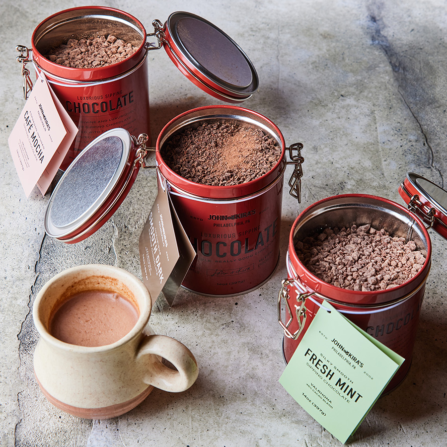 Sipping Chocolate Tins