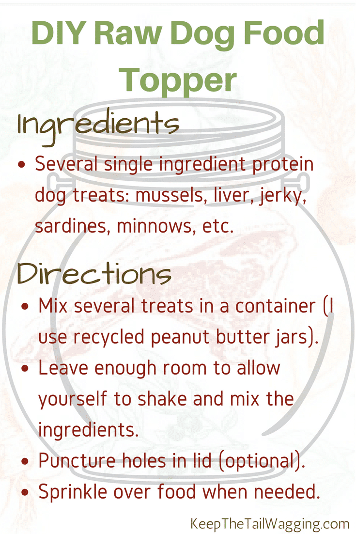 What I Do When My Dog Won't Eat Raw Dog Food Keep the Tail Wagging