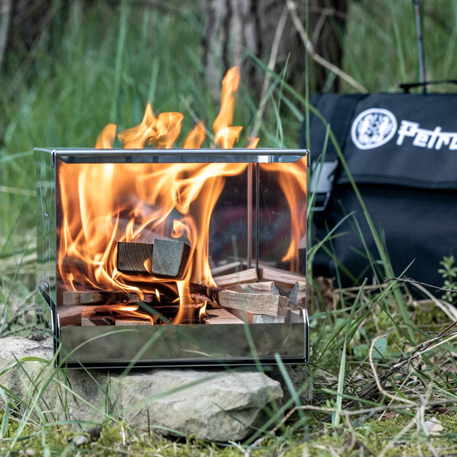 Petromax Pocket Camping Kamin Kaminofen Edelstahl - Bild 9 von 9