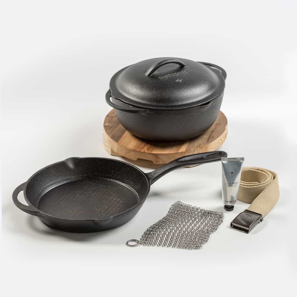 Cast Iron Gift Set 12 Skillet, Crock & Trivet Lehman's