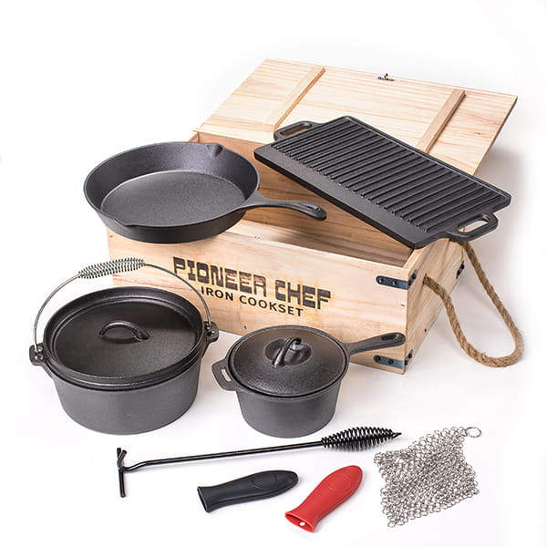 Cast Iron Cookware Camping Gift Set Lehman's