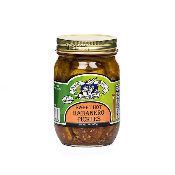 Sweet Hot Habanero Pickles Lehman's