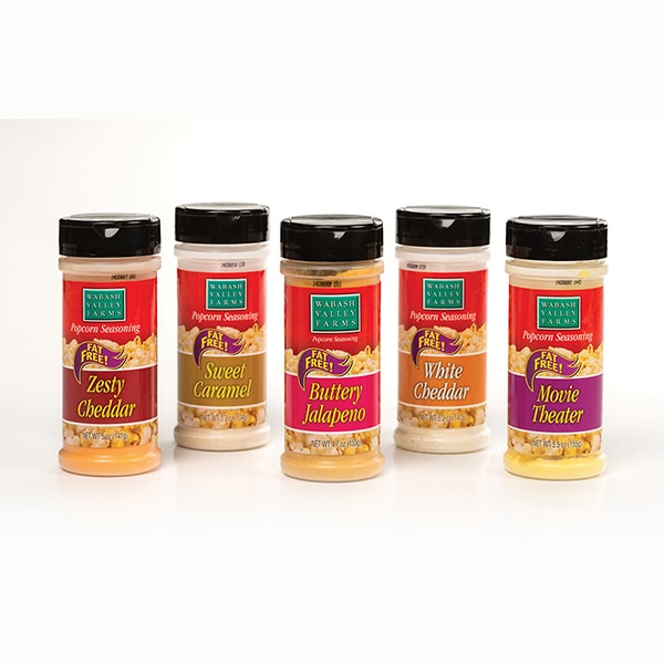 different popcorn seasonings
