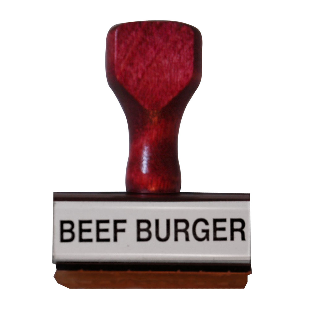 Beef Burger Meat Stamp LEM Products