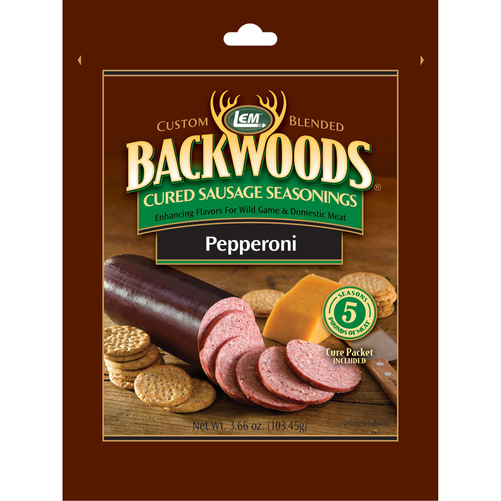 Backwoods Pepperoni Cured Sausage Seasoning LEM Products