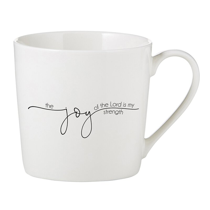 Joy of the Lord Cafe Mug, Inspirational Gifts Living Grace Catalog